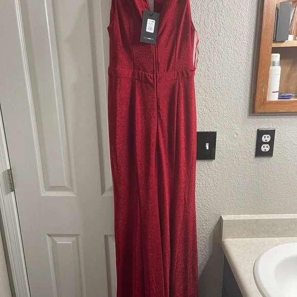 Fashion Nova metallic maxi dress - Picture 3 of 5